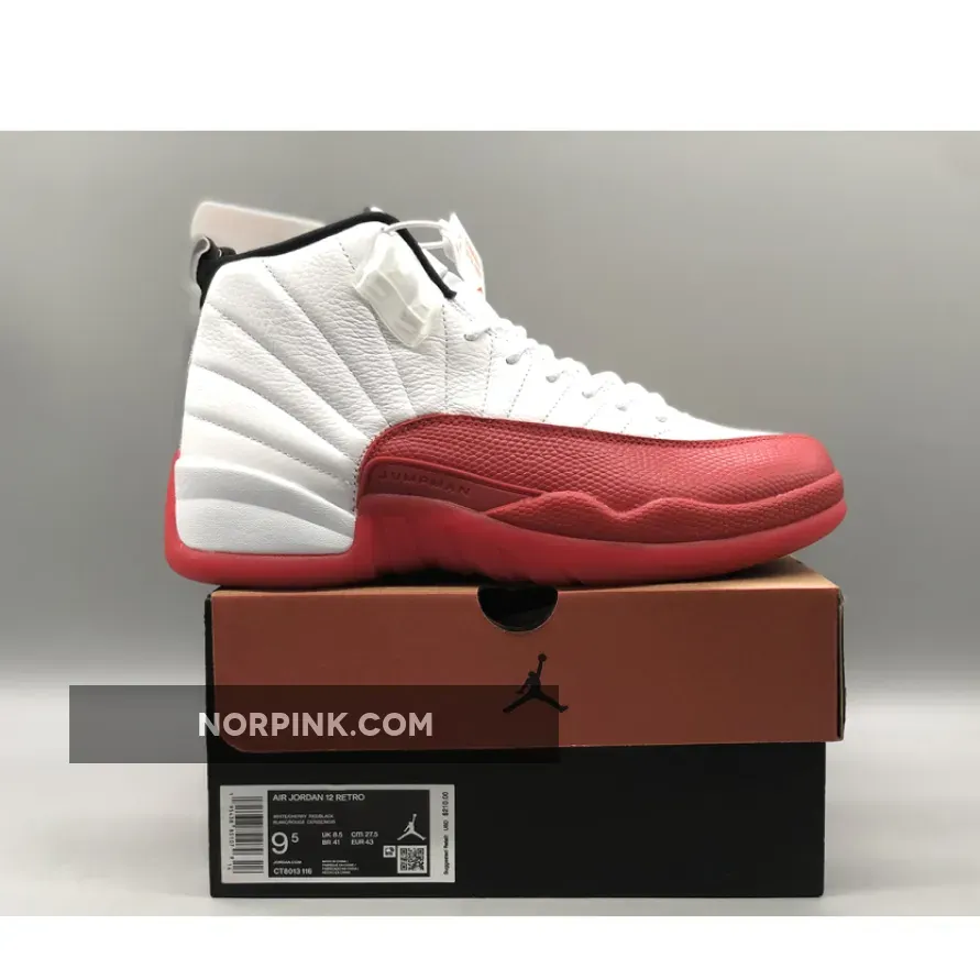 Air Jordan 12 Retro "Cherry" White/Black-Varsity Red Air Jordan 12 Retro "Cherry" White/Black-Varsity Red