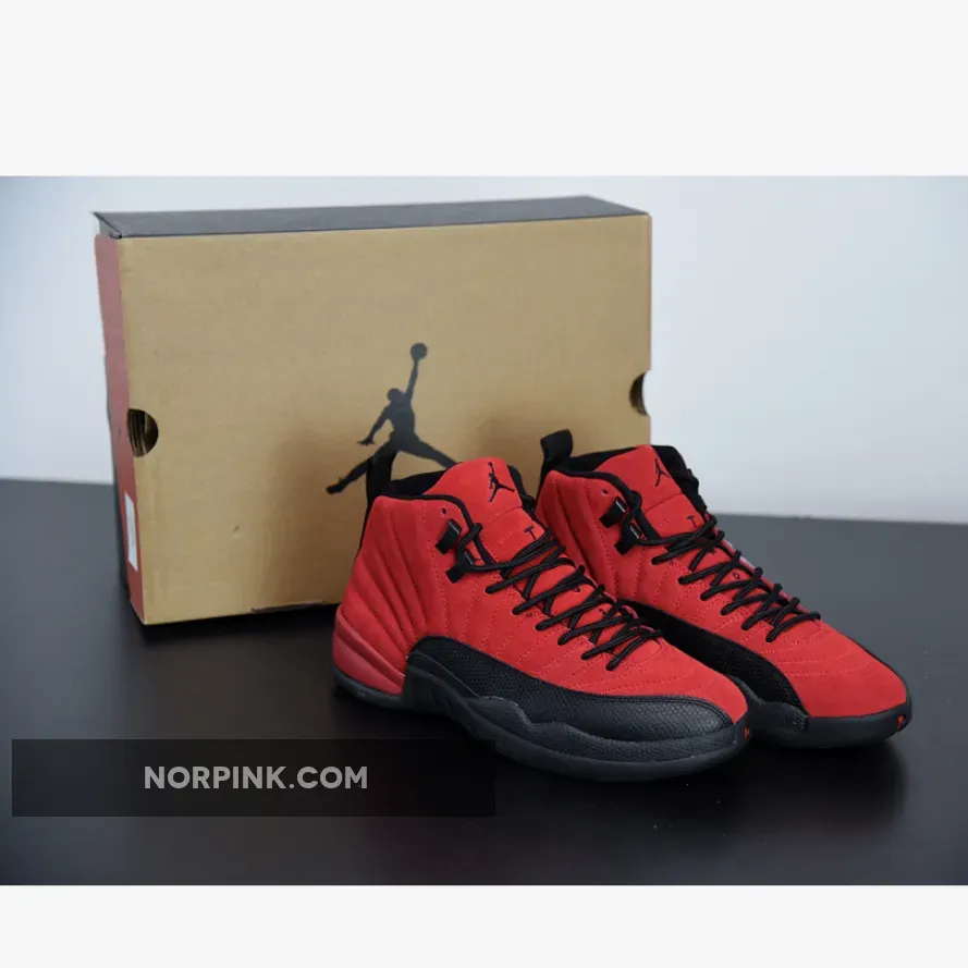 Air Jordan 12 "Reverse Flu Game" Varsity Red/Black