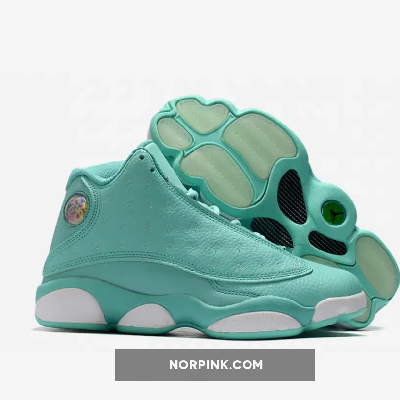 Air Jordan 13 GS "What Is Love" Green White