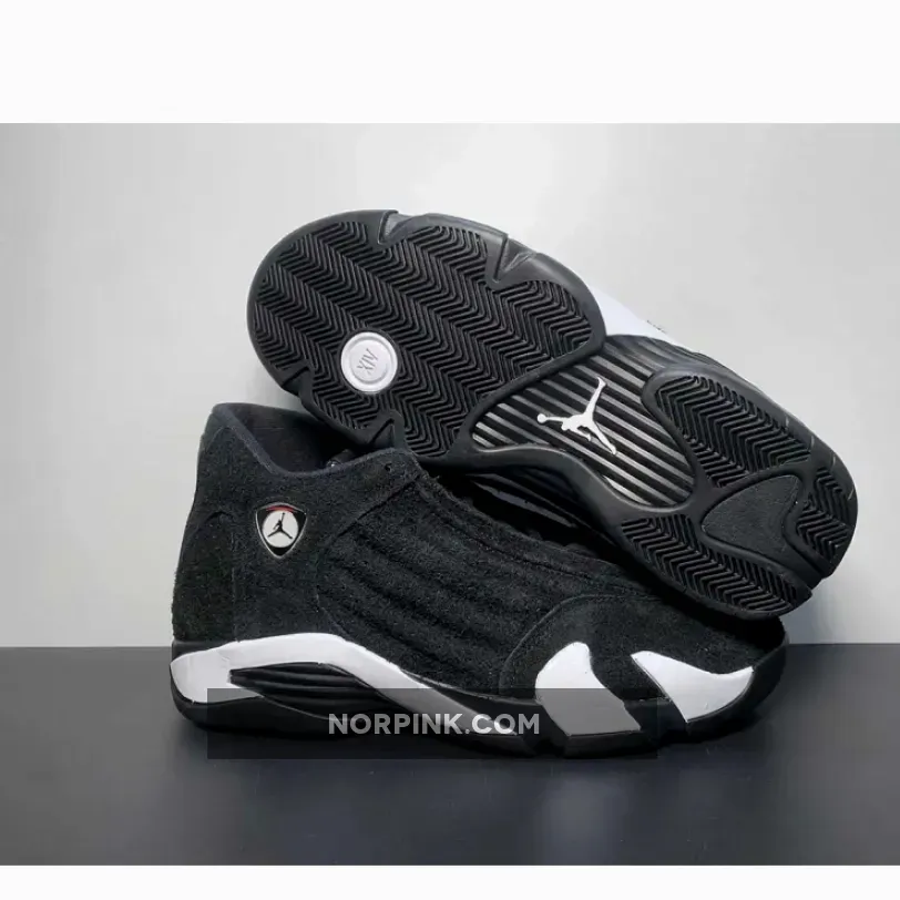 Air Jordan 14 Black/White-University Red