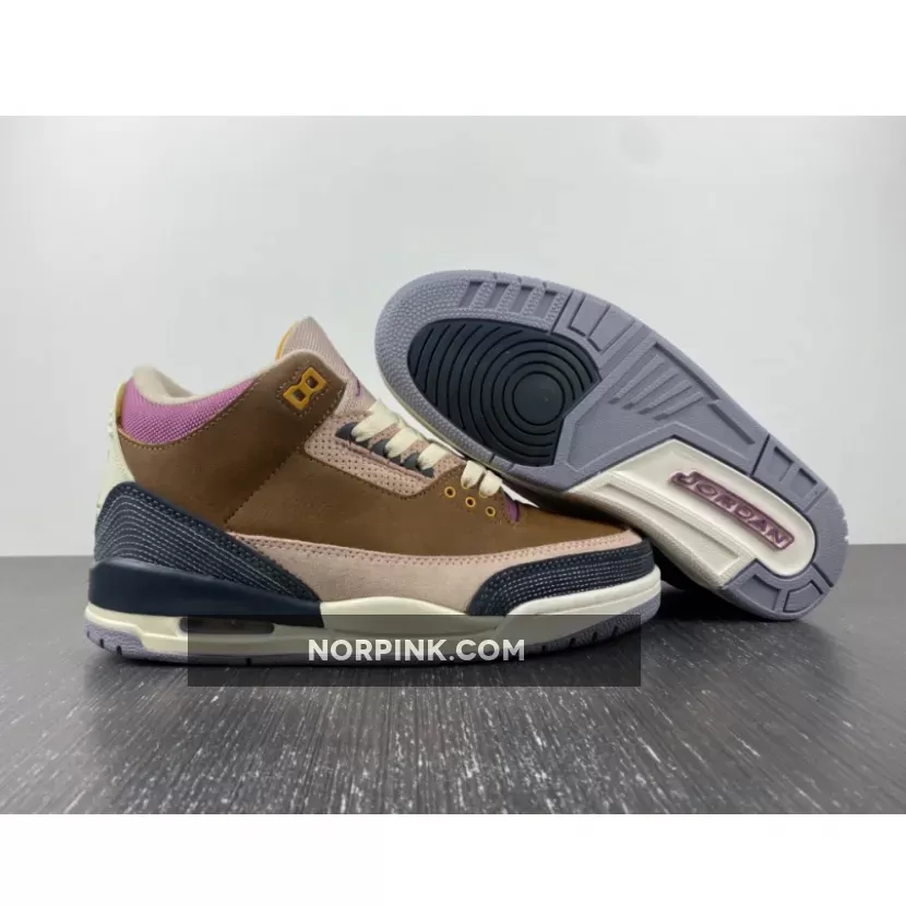 Air Jordan 3 Retro SE "Winterized" Brown / Purple / Black-White / Sail