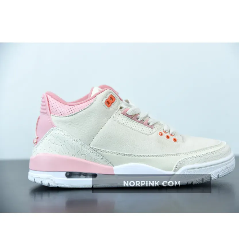 Air Jordan 3 Retro Wmns Sail/Rust Pink/White/Crimson AJ3 Air Jordan 3 Retro Wmns Sail/Rust Pink/White/Crimson AJ3