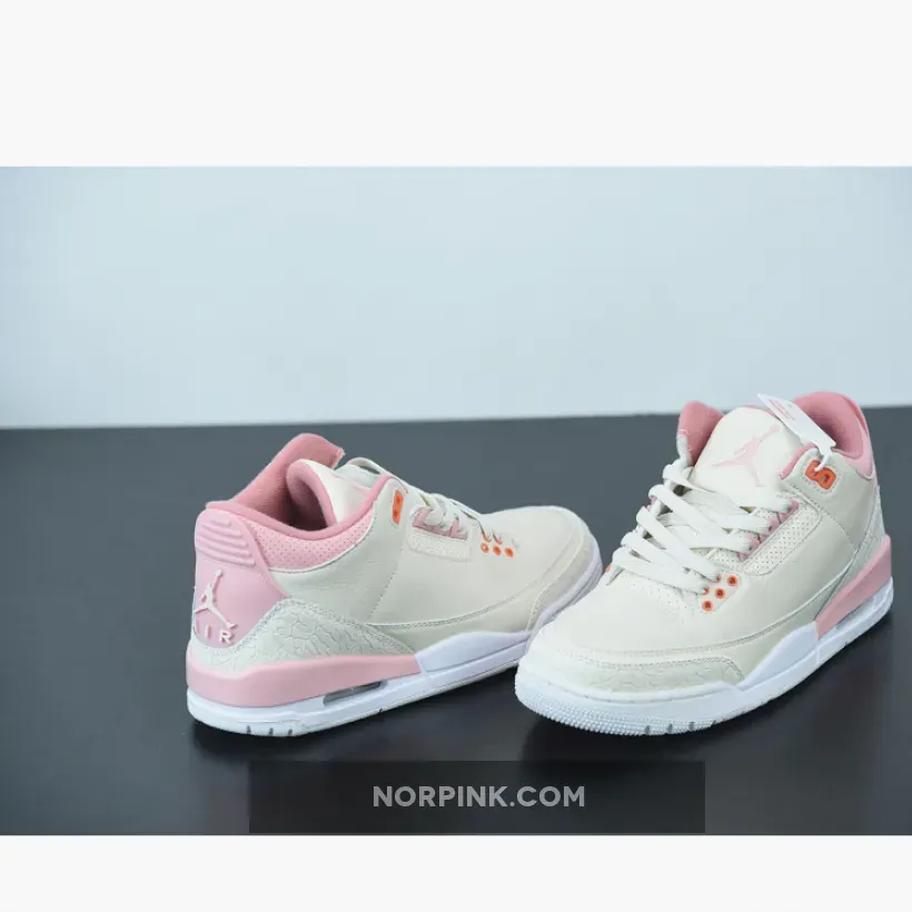 Air Jordan 3 Retro Wmns Sail/Rust Pink/White/Crimson AJ3 Air Jordan 3 Retro Wmns Sail/Rust Pink/White/Crimson AJ3