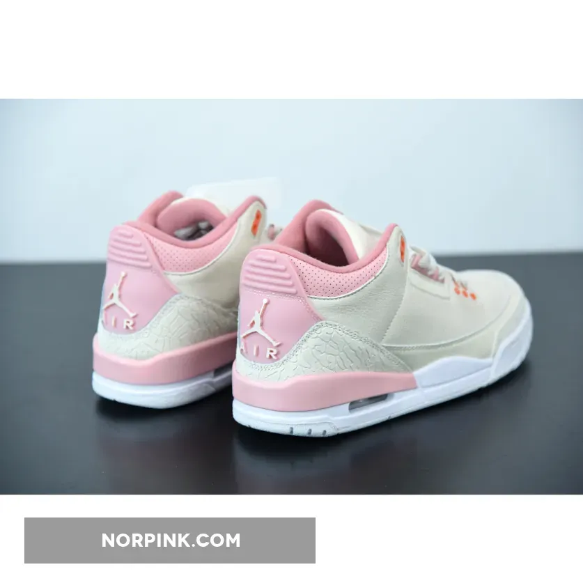 Air Jordan 3 Retro Wmns Sail/Rust Pink/White/Crimson AJ3 Air Jordan 3 Retro Wmns Sail/Rust Pink/White/Crimson AJ3