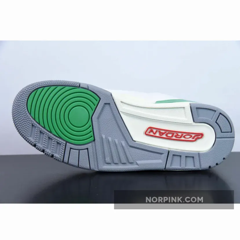 Air Jordan 3 White/Varsity Red-Lucky Green-Cement Grey Air Jordan 3 White/Varsity Red-Lucky Green-Cement Grey