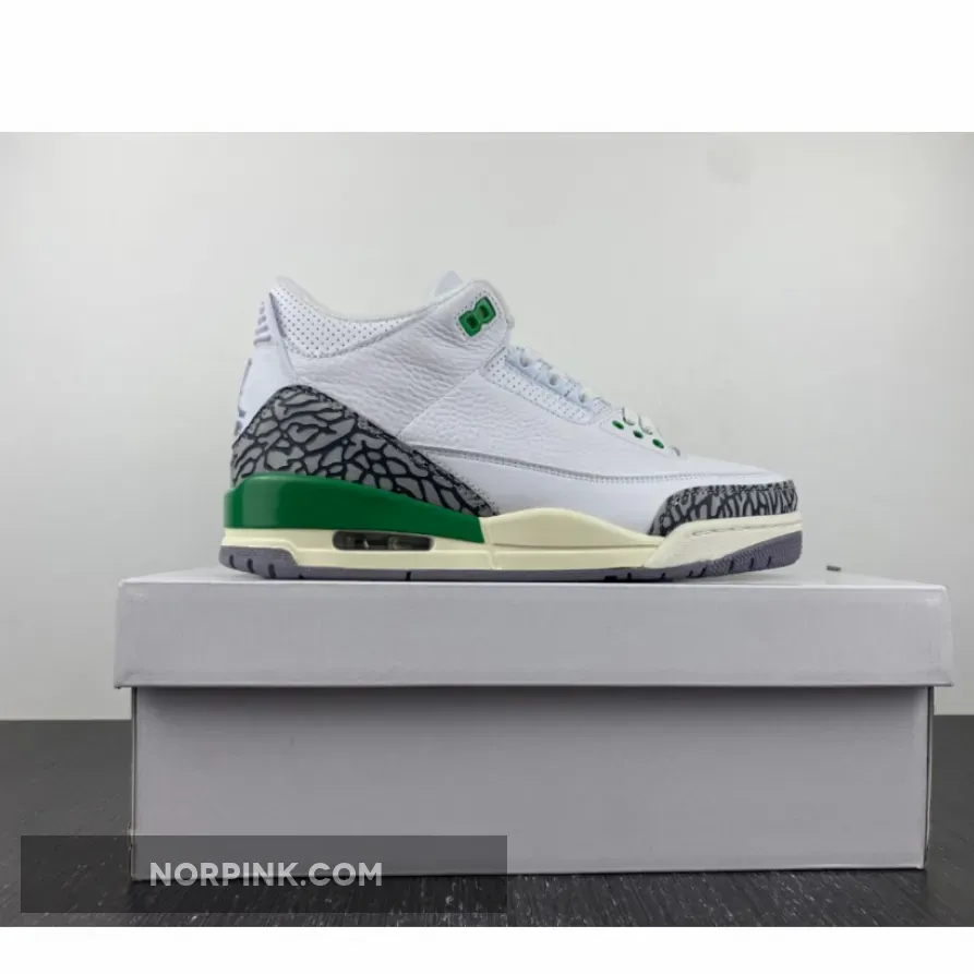 Air Jordan 3 White/Varsity Red-Lucky Green-Cement Grey Air Jordan 3 White/Varsity Red-Lucky Green-Cement Grey