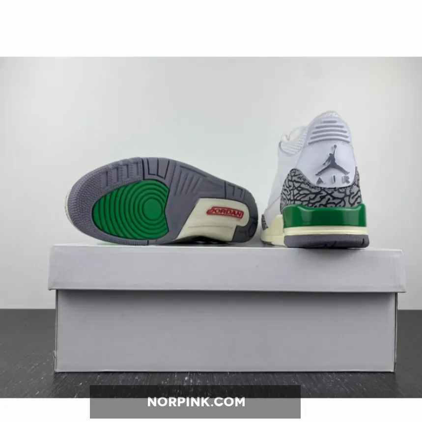 Air Jordan 3 White/Varsity Red-Lucky Green-Cement Grey Air Jordan 3 White/Varsity Red-Lucky Green-Cement Grey