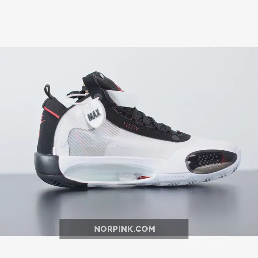 Air Jordan 34 "Bred" White/Orbit Red Air Jordan 34 "Bred" White/Orbit Red