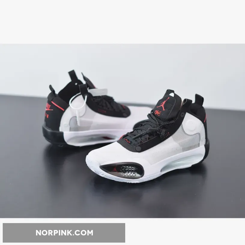 Air Jordan 34 "Bred" White/Orbit Red Air Jordan 34 "Bred" White/Orbit Red
