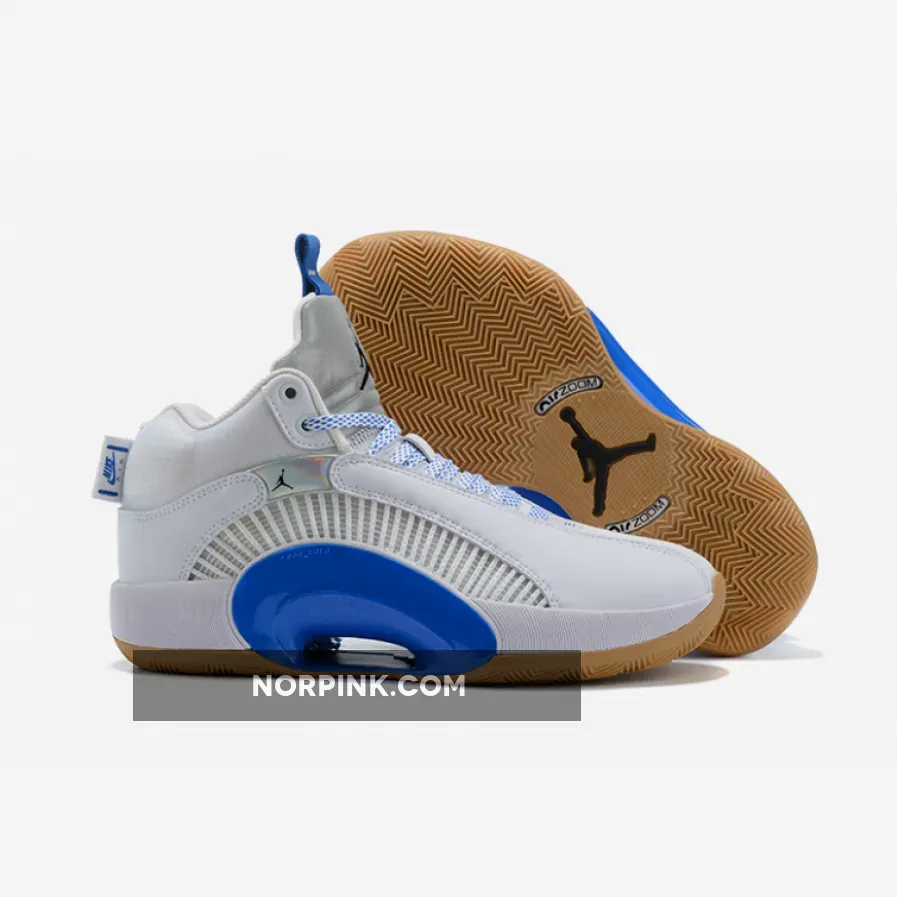 Air Jordan 35 "Sisterhood" White/Hyper Royal-Gum-Black