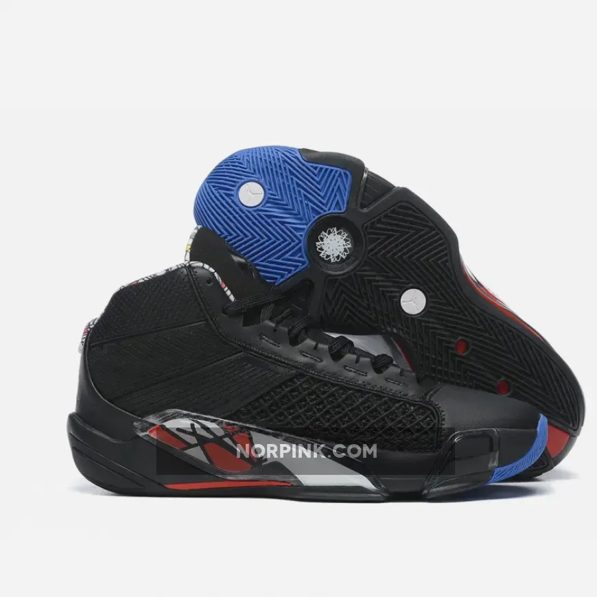 Air Jordan 38 "Playoffs" Black/Varsity Red-White