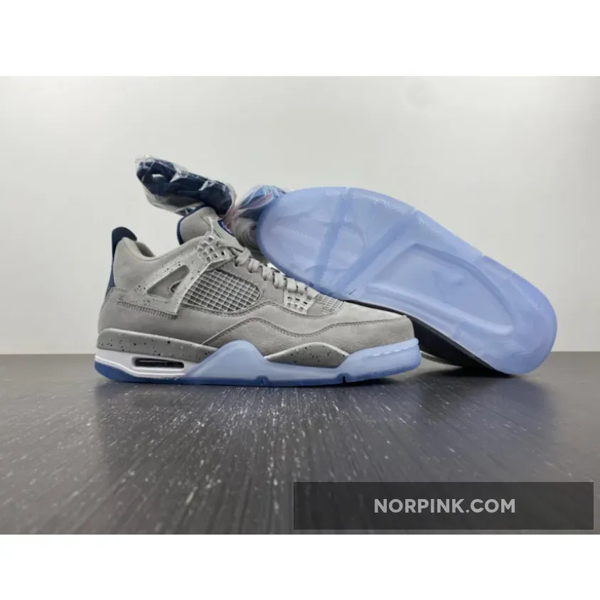 Air Jordan 4 Retro Georgetown PE Light Grey