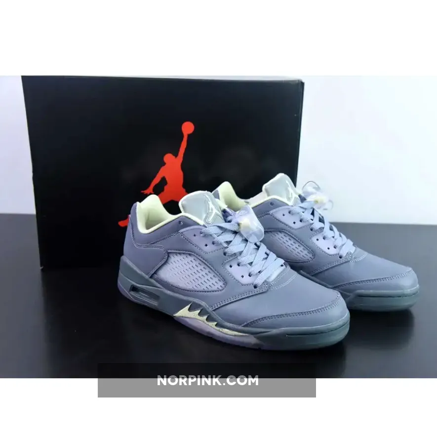 Air Jordan 5 Low "Festival Lights" Indigo Haze/Fire Red