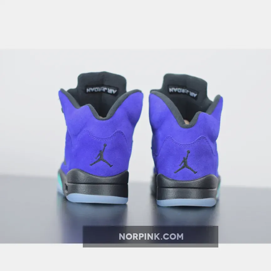 Air Jordan 5 Retro 'Alternate Grape' AJ5 Ice/Black/Clear/New Emerald Air Jordan 5 Retro 'Alternate Grape' AJ5 Ice/Black/Clear/New Emerald