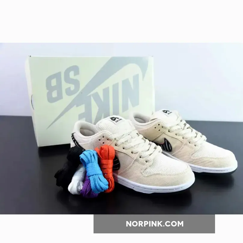 Albino & Preto x Nike SB Dunk Low Fossil/Black-Sail