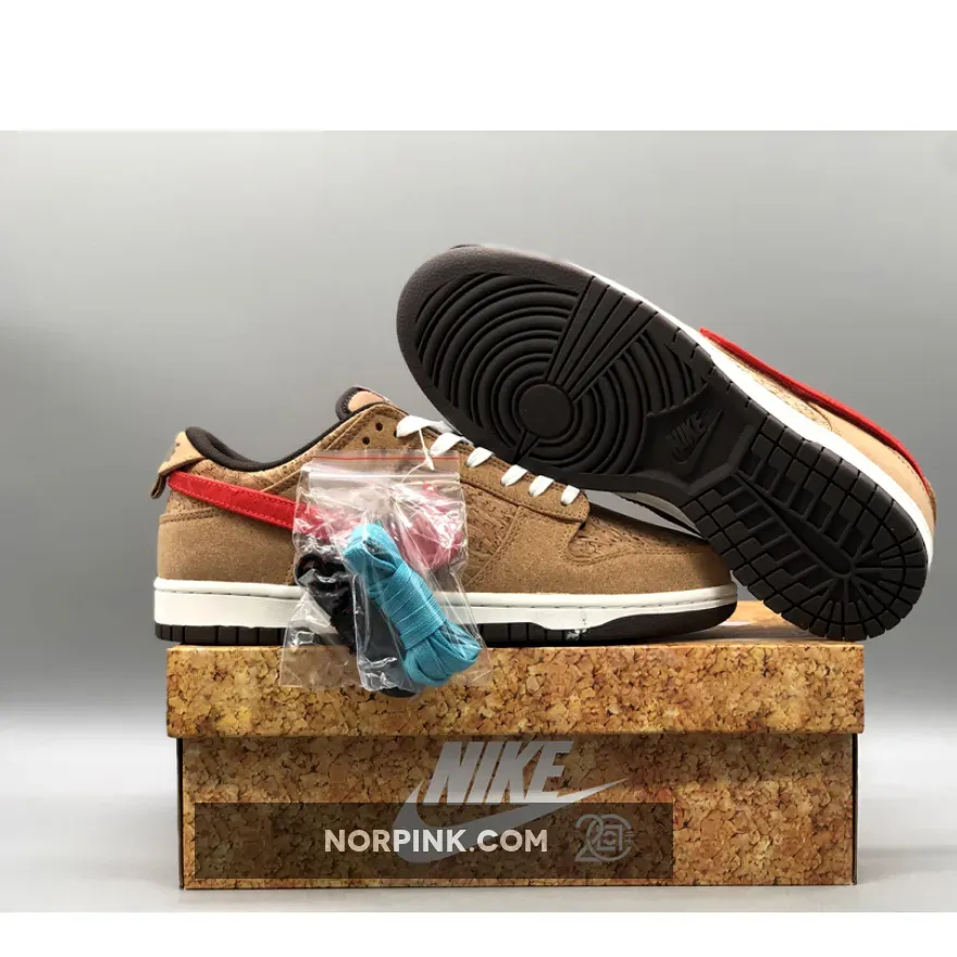 CLOT x Nike Dunk Low Cork Natural/Flax