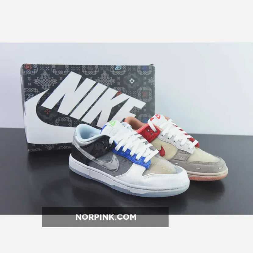 CLOT X Nike Dunk Low What The Multi-Color