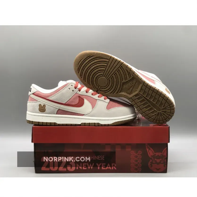 Custom Nike Dunk Low ‘Year of the Rabbit’ 85 Double Swooshes