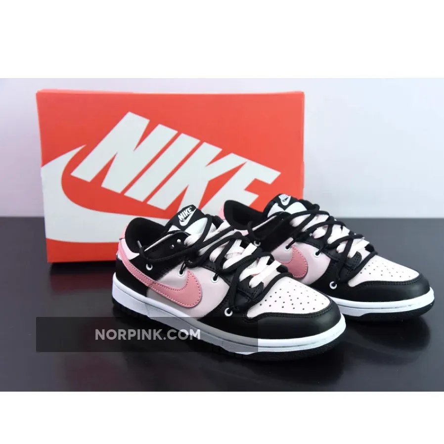 Custom Nike WMNS Dunk Low Teddy Bear Light Soft Pink