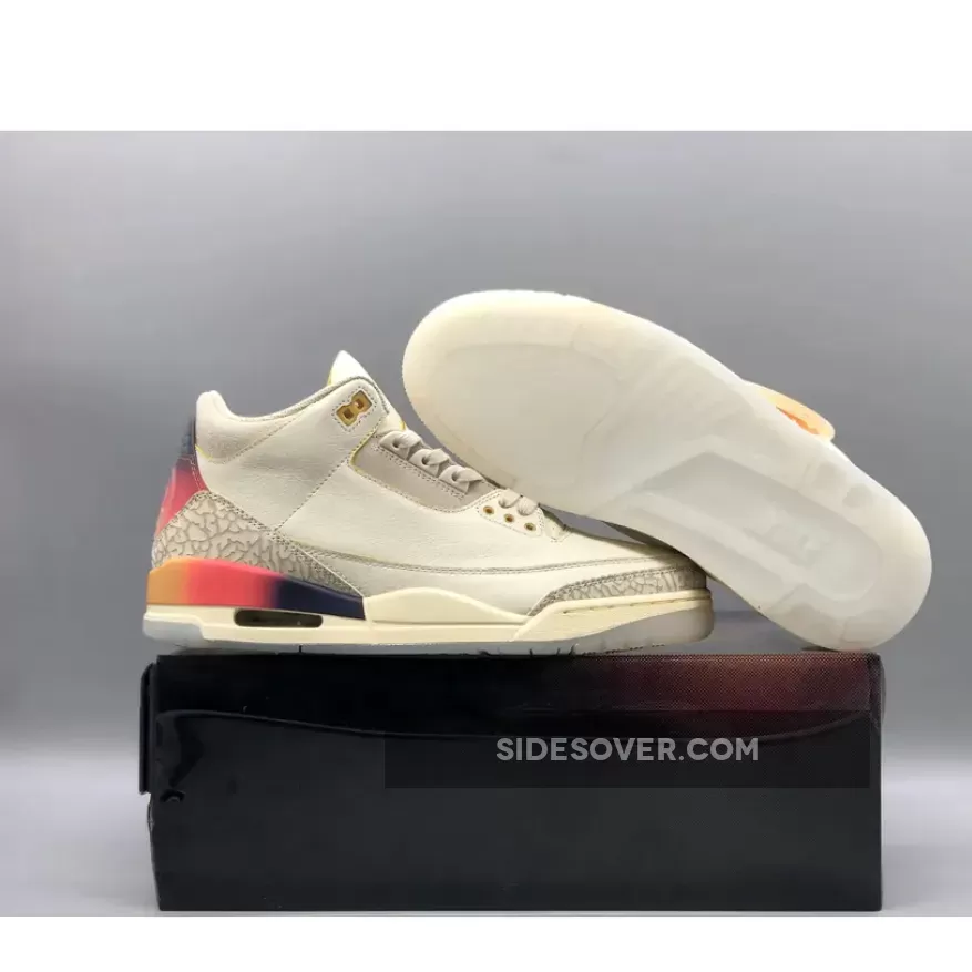 J Balvin x Air Jordan 3 "Medellín Sunset" Multi-Color