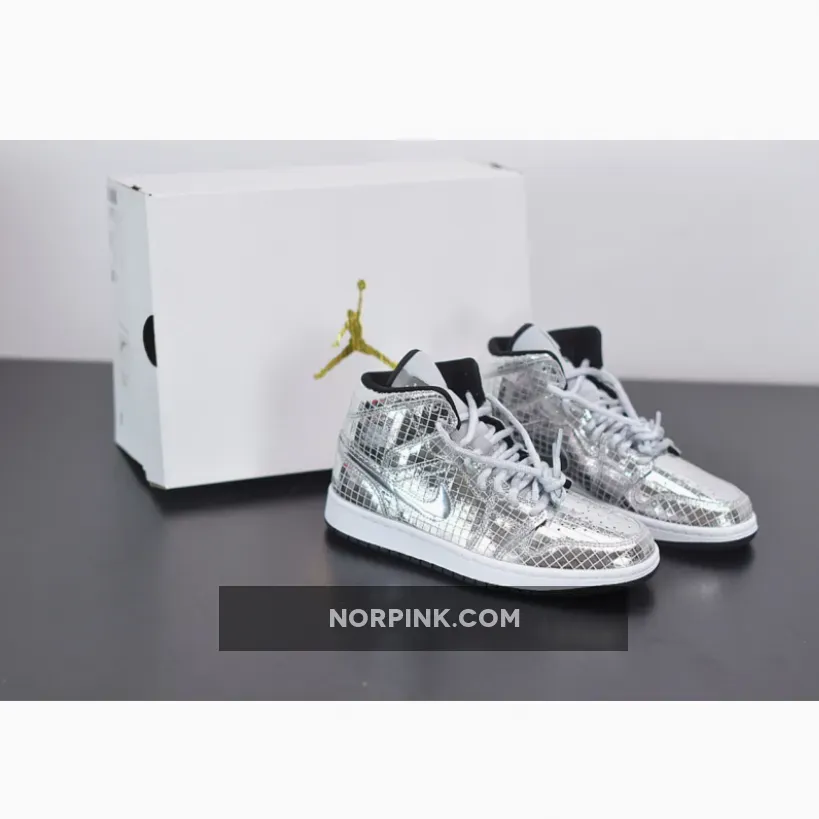 Jordan 1 Mid Disco Ball