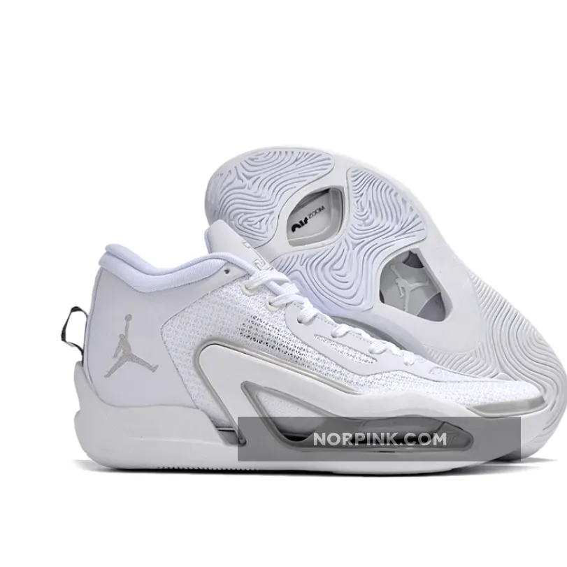 Jordan Tatum 1 "Pure Money" White/Grey Fog