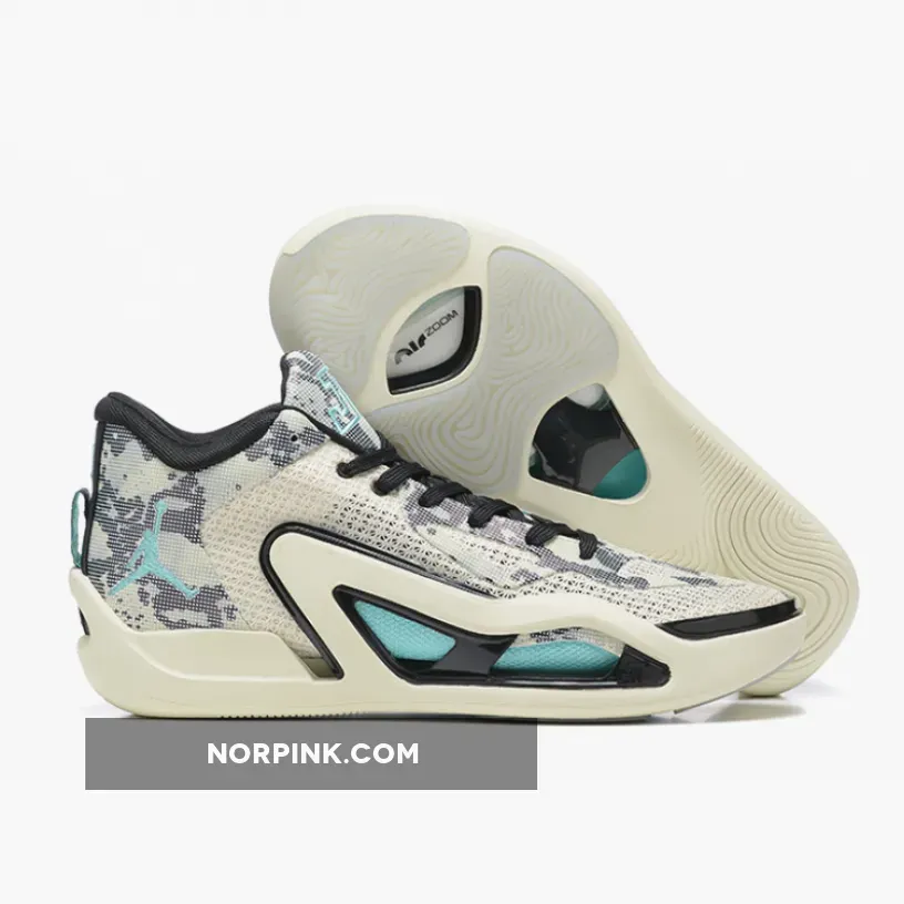 Jordan Tatum 1 Snakeskin PE Black White