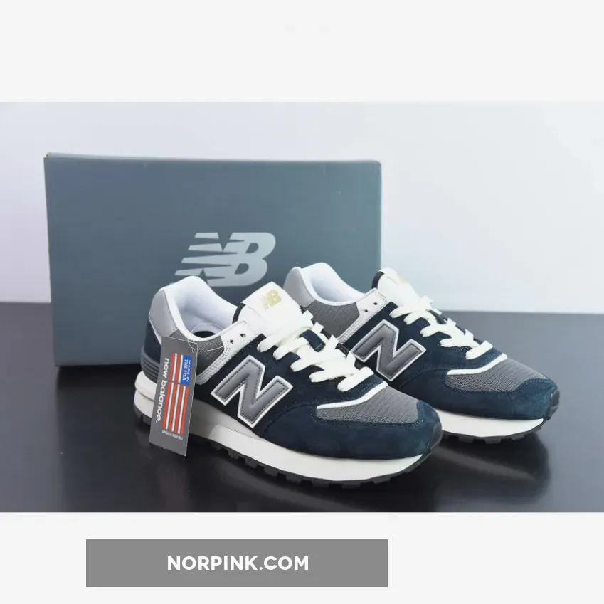New Balance 574 Black Grey White