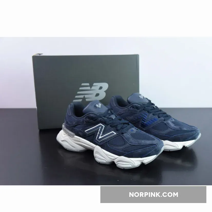 New Balance 9060 Navy Blue White Grey