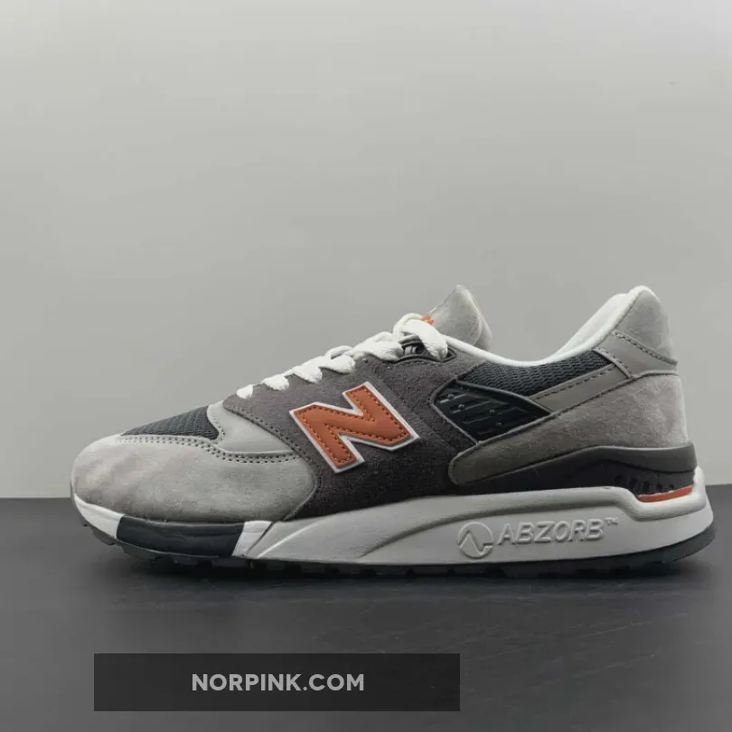 New Balance 998 Grey Orange
