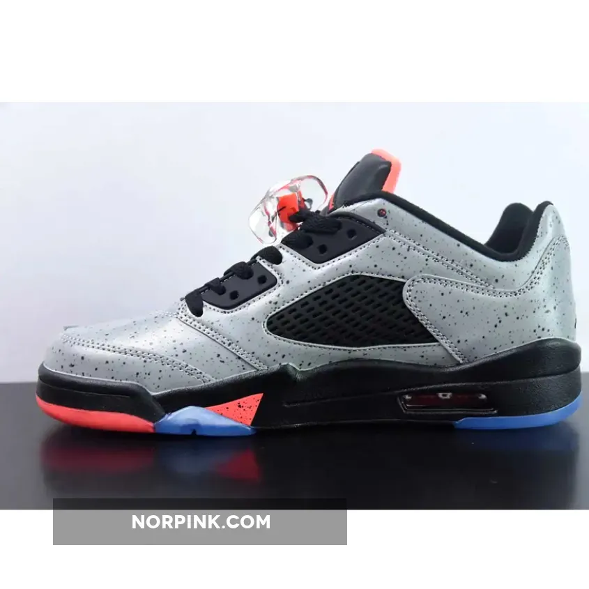 Neymar x Air Jordn 5 Retro Low Reflective Silver/Infrared 23-Black Neymar x Air Jordn 5 Retro Low Reflective Silver/Infrared 23-Black