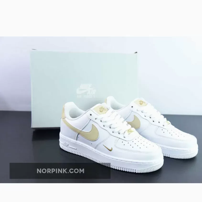 Nike Air Force 1 Essential White Gold WMNS