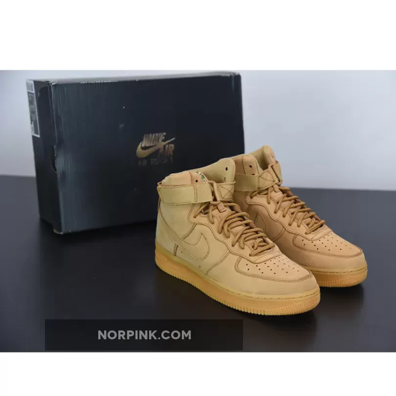 Nike Air Force 1 High "Flax" Flax/Outdoor Green-Gum