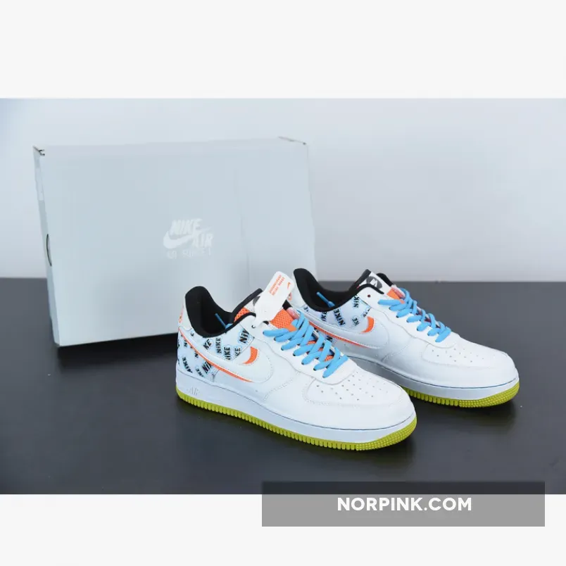 Nike Air Force 1 Low GS "Hyper Crimson/Bright Cactus"