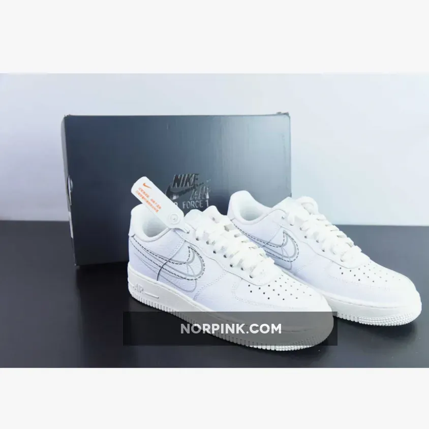Nike Air Force 1 Low MultiSwoosh White Sail