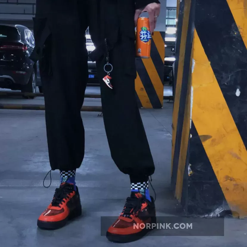 Nike Air Force 1 Low "Shibuya Halloween" Black Orange