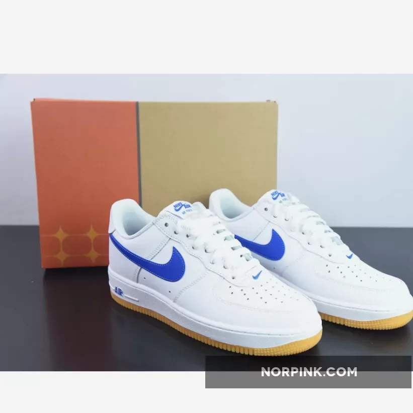 Nike Air Force 1 Low "Since 82" White/Varsity Royal/Gum