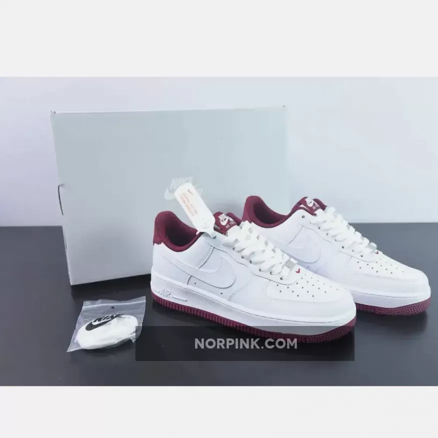 Nike Air Force 1 Low "White/Dark Beetroot"