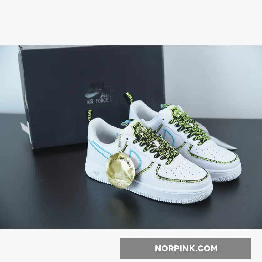 Nike Air Force 1 Low ‘Worldwide’ White Blue Fury Volt