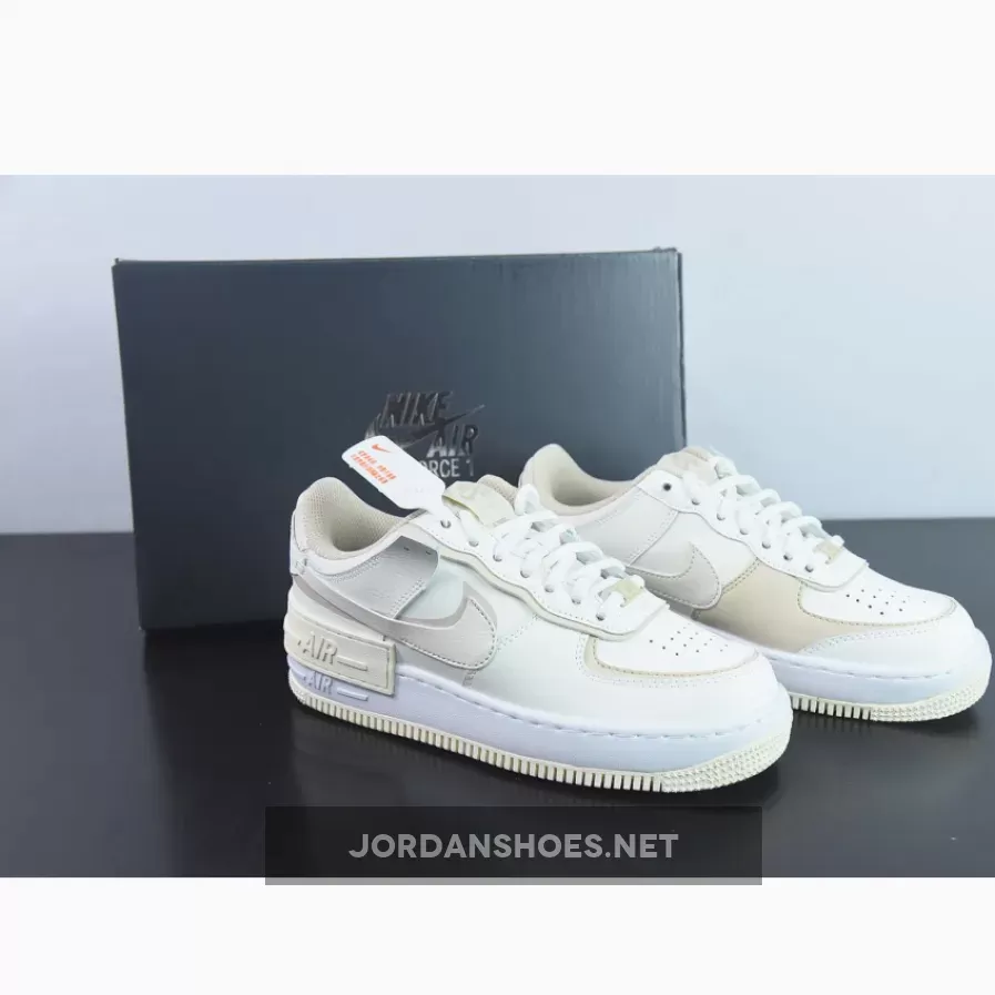 Nike Air Force 1 Shadow Light Tan New arrival