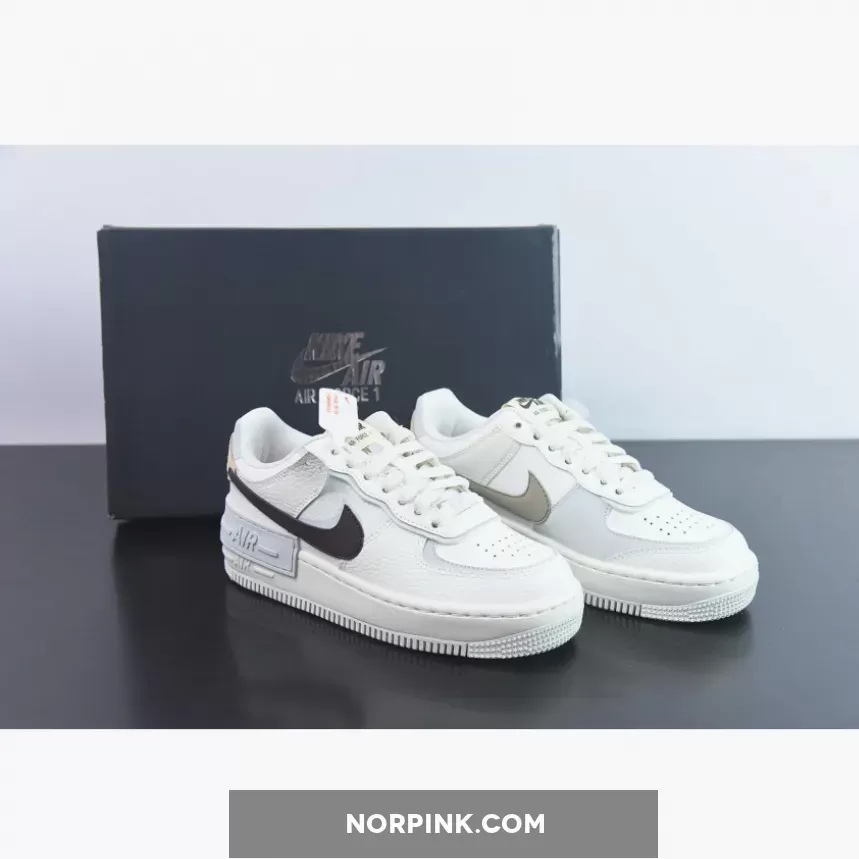Nike Air Force 1 Shadow Python White