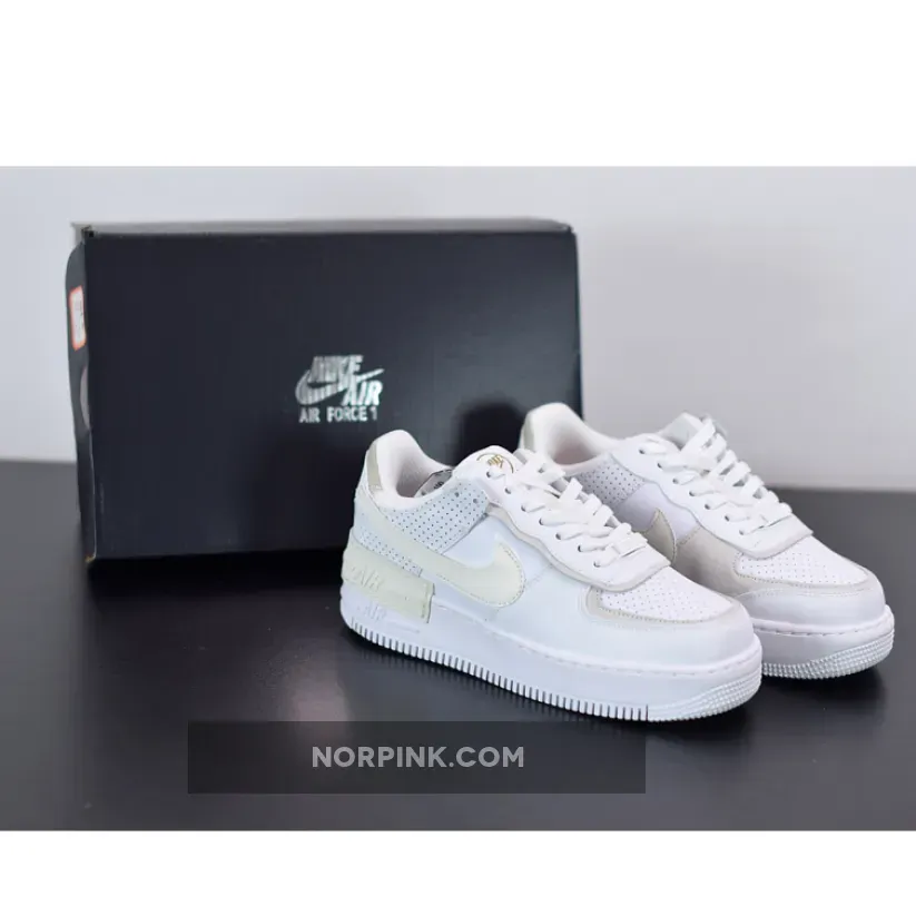 Nike Air Force 1 Shadow White Atomic Pink For Womens