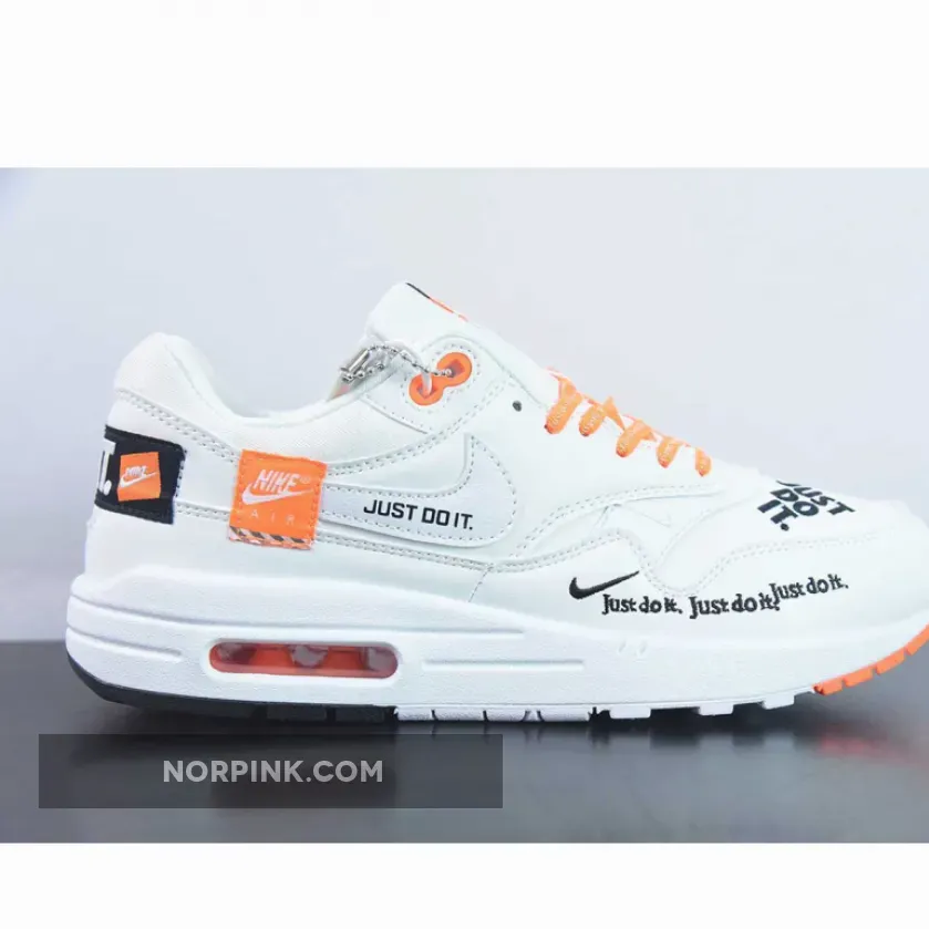 Nike Air Max 1 LX Just Do It White/Total Orange Nike Air Max 1 LX Just Do It White/Total Orange