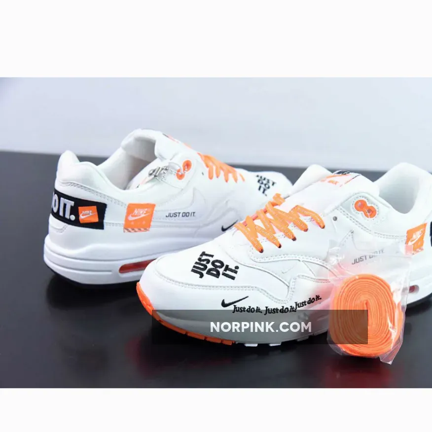 Nike Air Max 1 LX Just Do It White/Total Orange Nike Air Max 1 LX Just Do It White/Total Orange