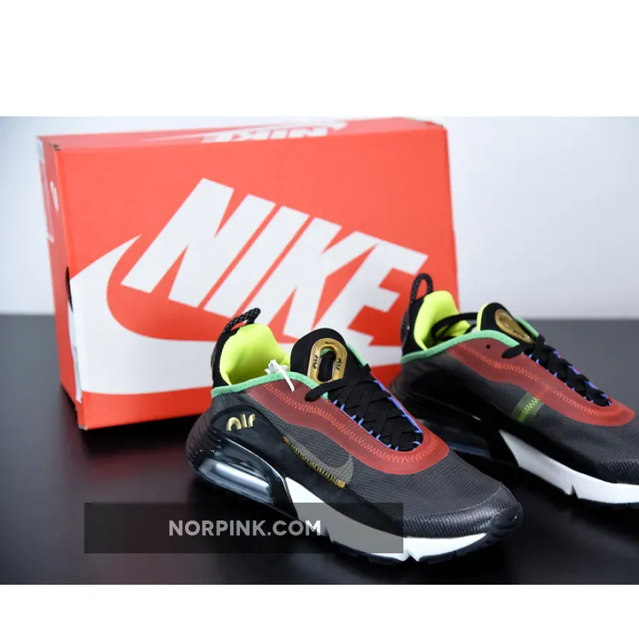 Nike Air Max 2090 "Hidden Message" Black/Metallic Gold/Racer Blue/Green Spark
