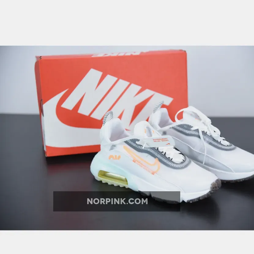 Nike Air Max 2090 White/Total Orange-Laser Orange
