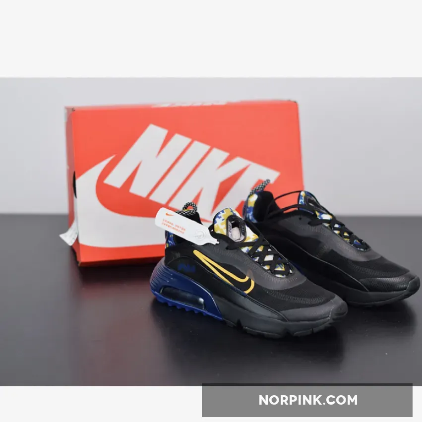 Nike Air Max 2090 "Yellow Camo" Black Yellow Blue