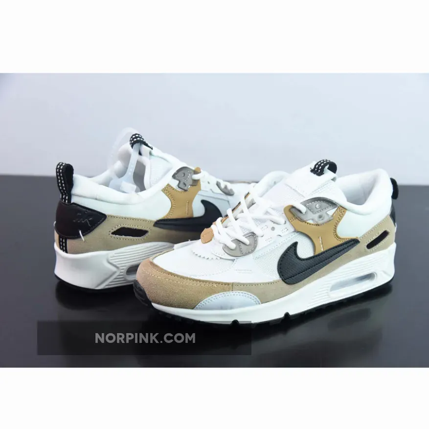 Nike Air Max 90 Futura White Tan Black For Womens Nike Air Max 90 Futura White Tan Black For Womens