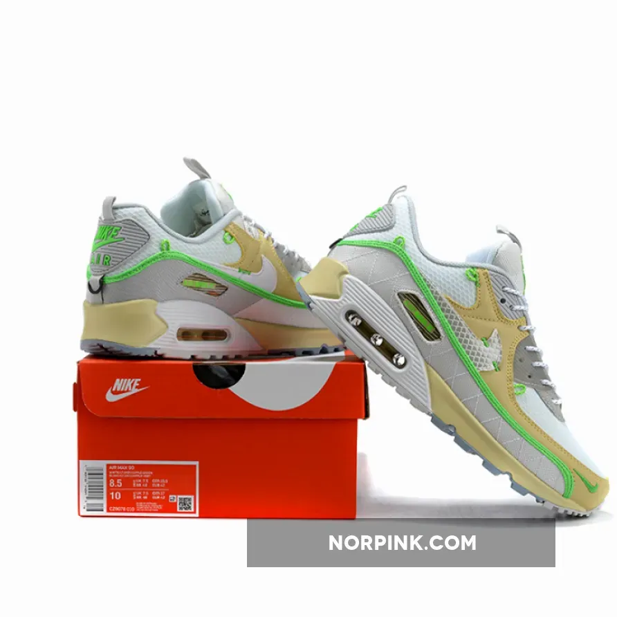 Nike Air Max 90 Sail Neon Green For Womens Nike Air Max 90 Sail Neon Green For Womens