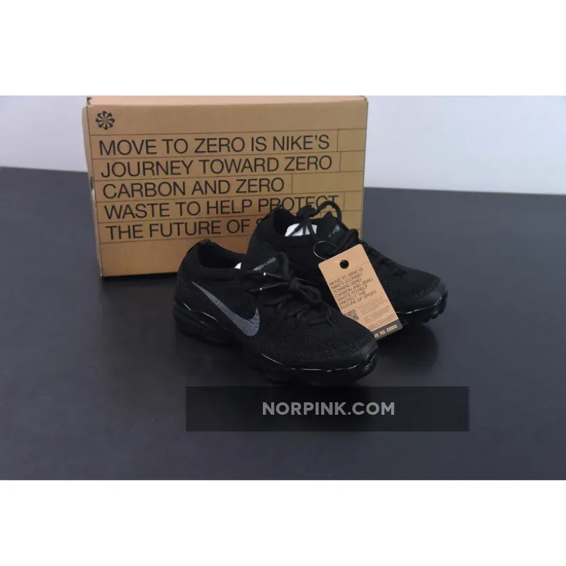 Nike Air Vapormax 2023 Flyknit Triple Black Womens